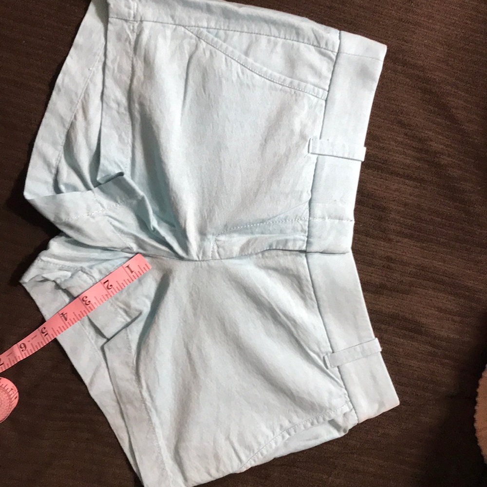 Teal, size 2 J Crew Chino shorts.